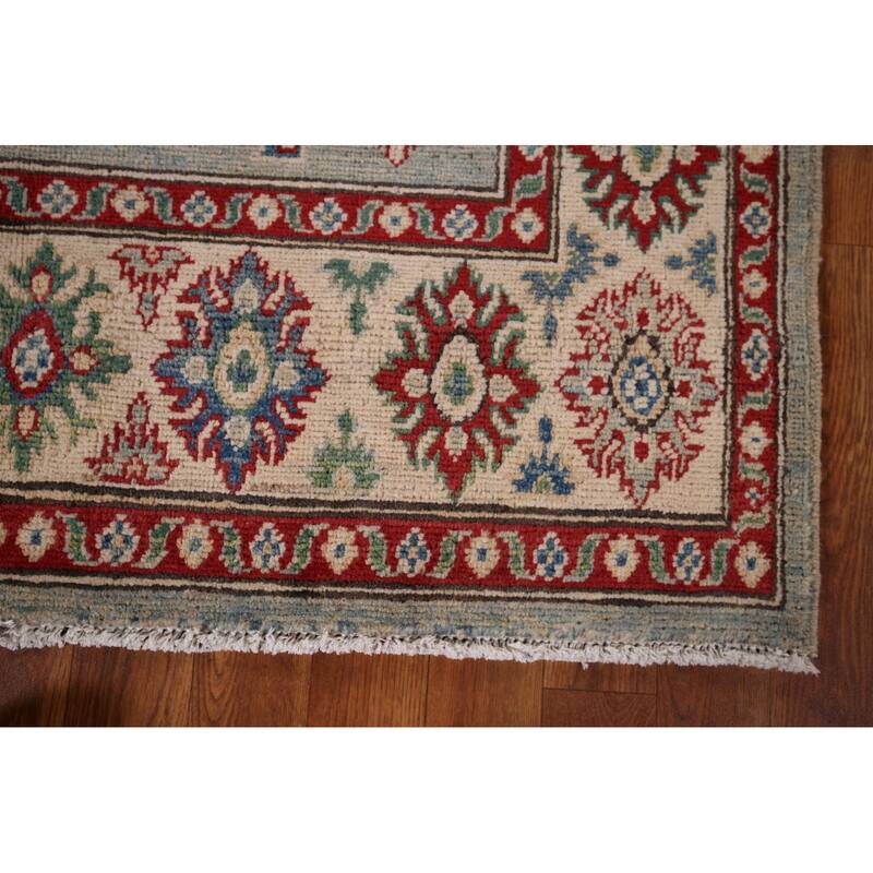 Kazak Oriental Area Rug Handmade Bedroom Wool Carpet - 3'11" x 5'11"