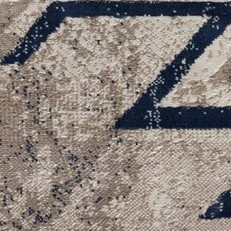 HomeRoots Abstract Modern Rectangle Area Rug - 60.00 in. x 27.00 in. x 0.40 in.