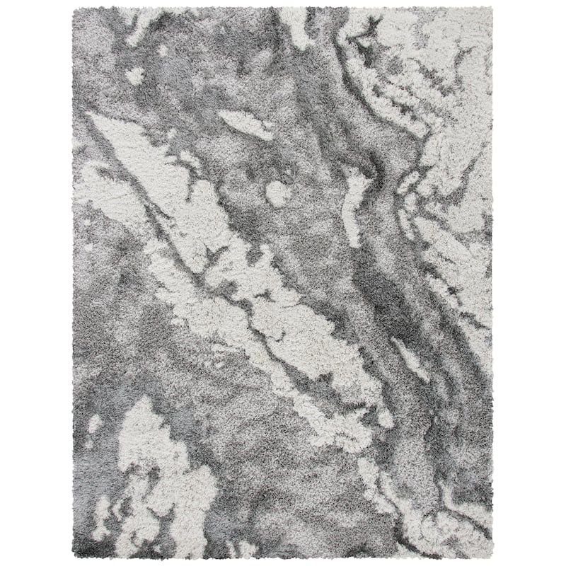 SAFAVIEH Horizon Shag Mukades Abstract 2.5-inch Thick Rug