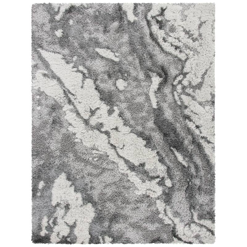 SAFAVIEH Horizon Shag Mukades Abstract 2.5-inch Thick Rug