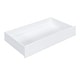 preview thumbnail 17 of 25, Full Size Wood Daybed with Fence Guardrails and 2 Drawers Split into Independent Floor Bed and Daybed, Gray