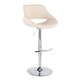 preview thumbnail 100 of 144, Silver Orchid Svellingen Adjustable Bar Stool with Rounded T Footrest - Set of 2