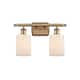 Option Brushed Brass / Matte White