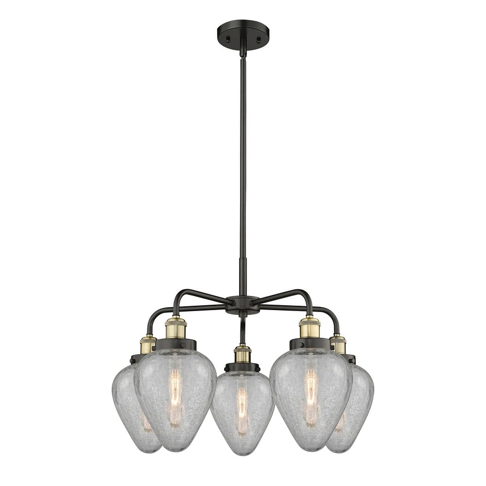 Innovations Lighting Geneseo - 5 Light 24" Stem Hung Chandelier