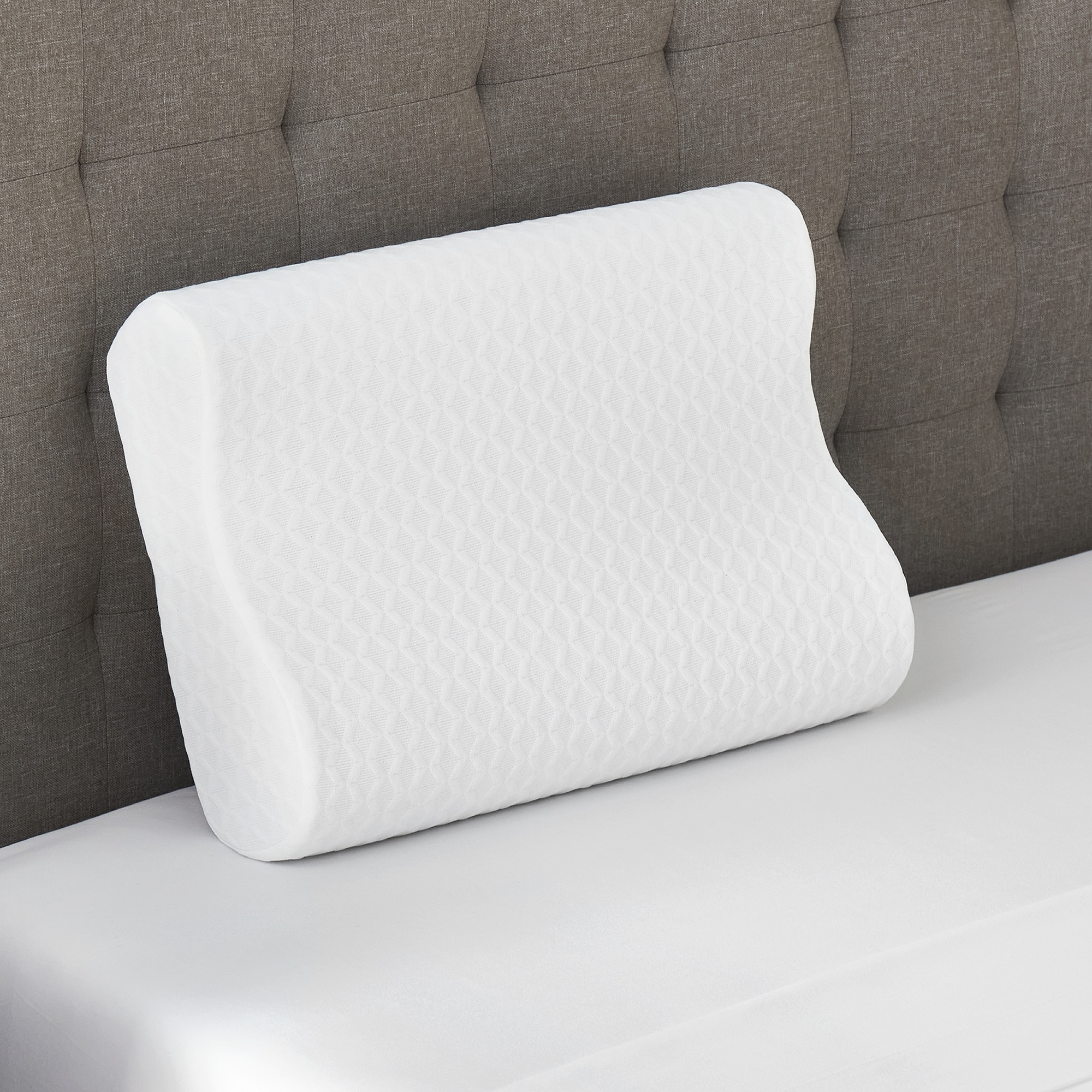Bodipedic Classics Gel-Infused Contour Memory Foam Bed Pillow