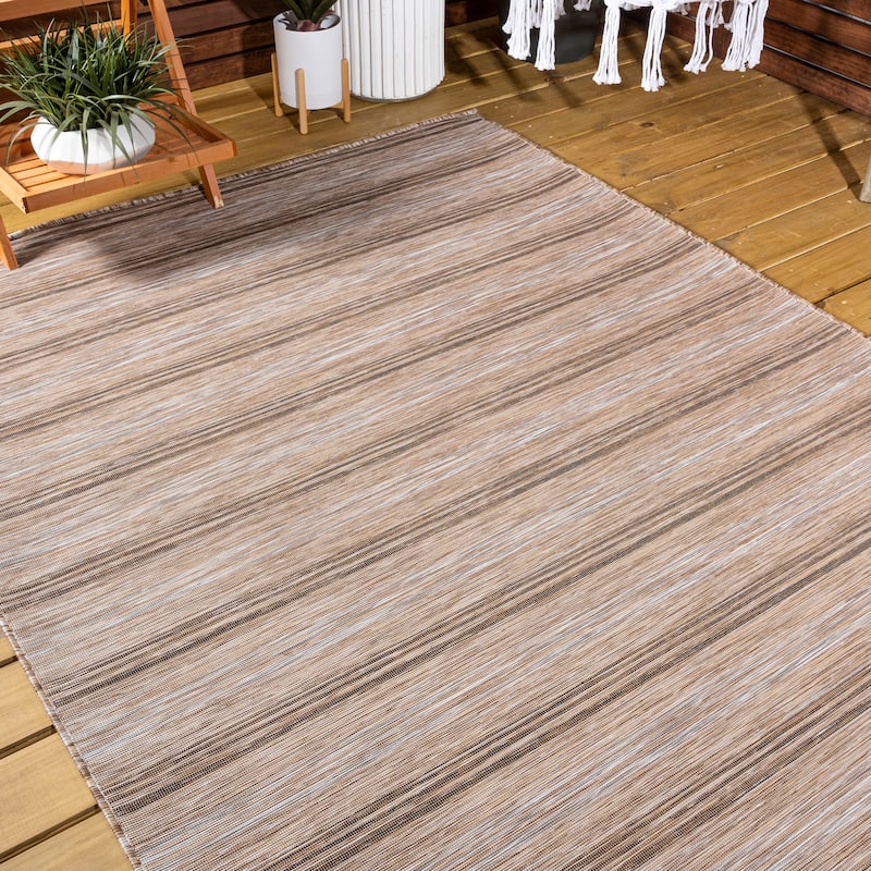 JONATHAN Y Finn Modern Farmhouse Wide Stripe Area Rug