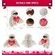 preview thumbnail 2 of 4, DolliBu I LOVE YOU Plush Super Soft Sloth with Red Heart Plush - 7.5 inches