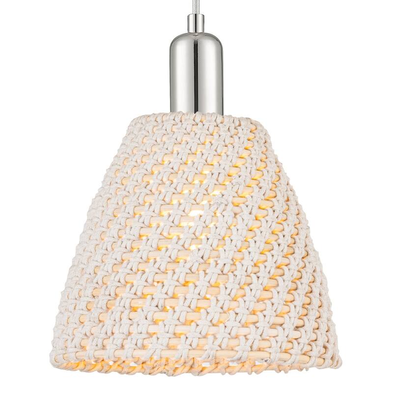 Innovations Lighting 716-1P-NBD-9-NAT Natural Ballston Dome 9" Wide - Polished Nickel