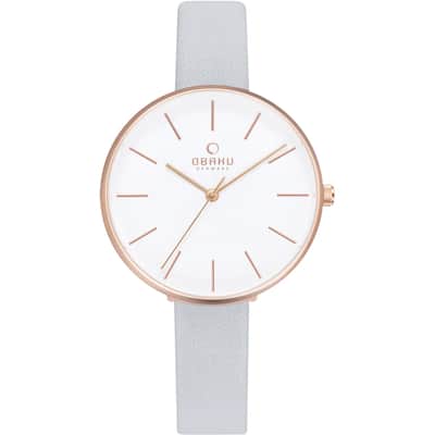 Obaku Women's Viol White Dial Watch - V211LXVIRL - 6 (36)