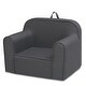 preview thumbnail 8 of 6, Delta Children Cozee Chair for Ages 18 Months and Up, Dark Grey