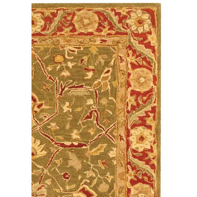 SAFAVIEH Handmade Anatolia Docia Traditional Oriental Hand-spun Wool Rug
