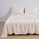 preview thumbnail 8 of 23, TENCEL Lyocell & Linen Blend 4-Piece Sheet Set. Full - Ivory