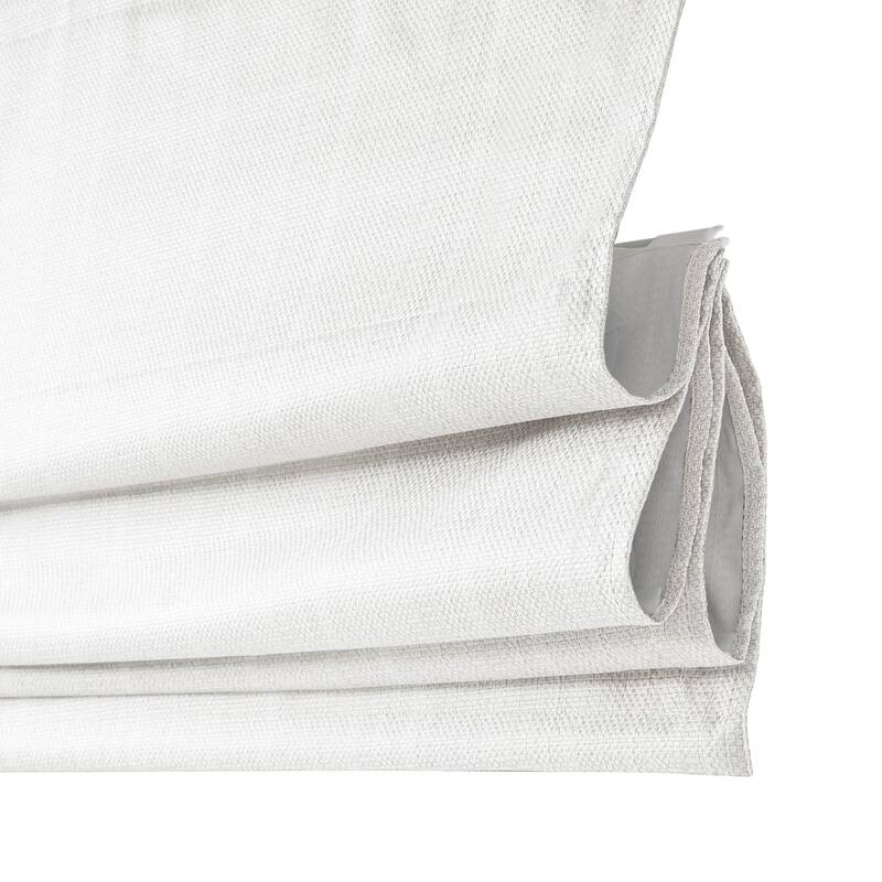 Basketweave Darkening Cordless Roman Window Shade