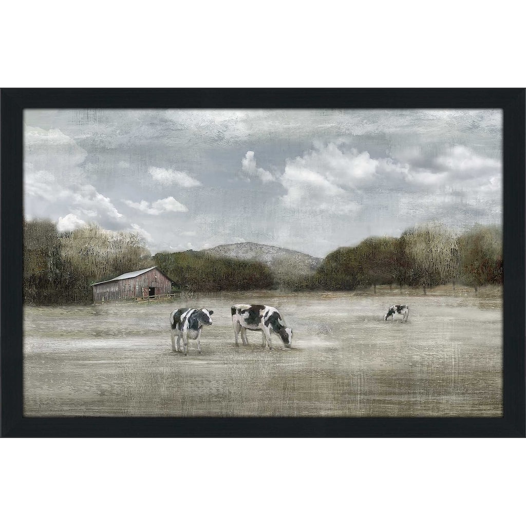 "Country Satisfaction (Horizontal)" by Nan Print on Acrylic