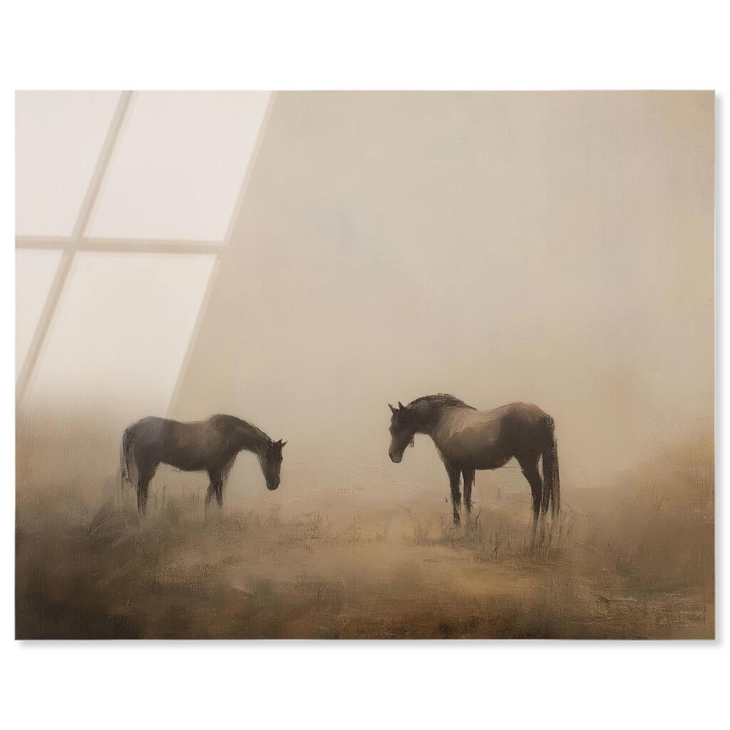 Equine Duo II Acrylic by Art Remedy, Ready to Hang