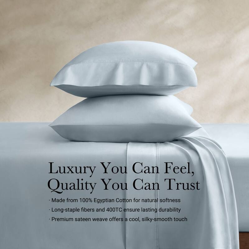 Harbor House 100% Egyptian Cotton Sateen Sheet Set
