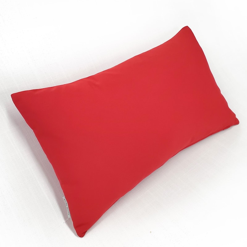 Sunbrella Jockey Red Throw Pillow