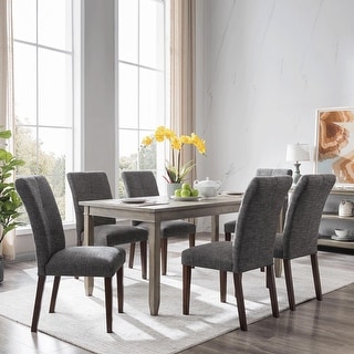 Modern Dining Table Solid Wood - N/A - Bed Bath & Beyond - 35238232