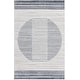 preview thumbnail 17 of 16, Nourison Astra Machine Washable Linear Area Rug 2' 2" x 4' - Blue - Rectangle