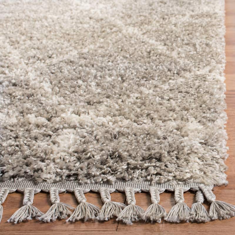 SAFAVIEH Pro Luxe Shag Yuna Moroccan Tassel 2.4-inch Thick