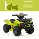 preview thumbnail 9 of 26, Kids ATV 4 Wheeler, 6V Ride on Toy Car for Toddlers Boys & Girls w/Music