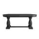 preview thumbnail 11 of 26, Extendable Wooden Dining Table Set with 6 Pieces of Chair Solid Wood Curved Oval for 4-6 People