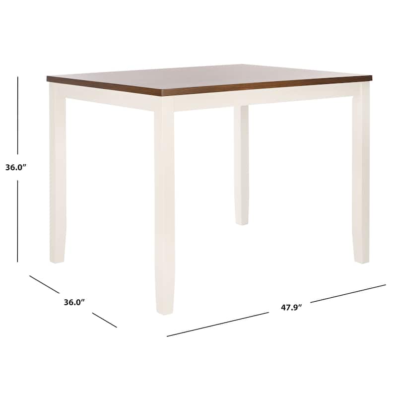 SAFAVIEH Florene Rectangle Counter Dining Table - 48" W x 36" L x 36" H - 48Wx36Dx36H