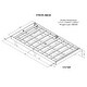 preview thumbnail 3 of 6, Floating Platform Bed / Wood Slat Support/No Box Spring Needed, Walnut
