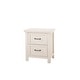 preview thumbnail 1 of 0, Westfield 2-Drawer Traditional Nightstand, Brushed White
