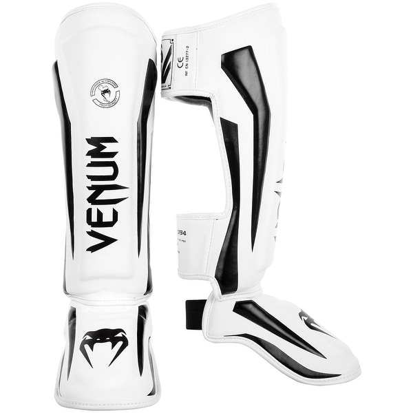Venum Elite Standup Shinguards Neo Pink