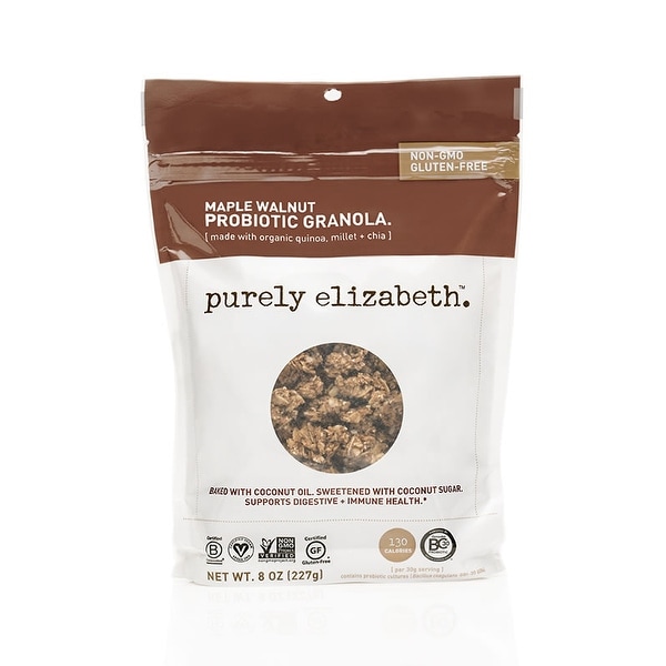 Purely Elizabeth Probiotic Granola - Maple Walnut - Case of 6 - 8 oz.