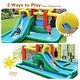 preview thumbnail 6 of 10, Costway Slide Water Park Climbing Bouncer Splash Pool Pendulum Tunnel - See Details