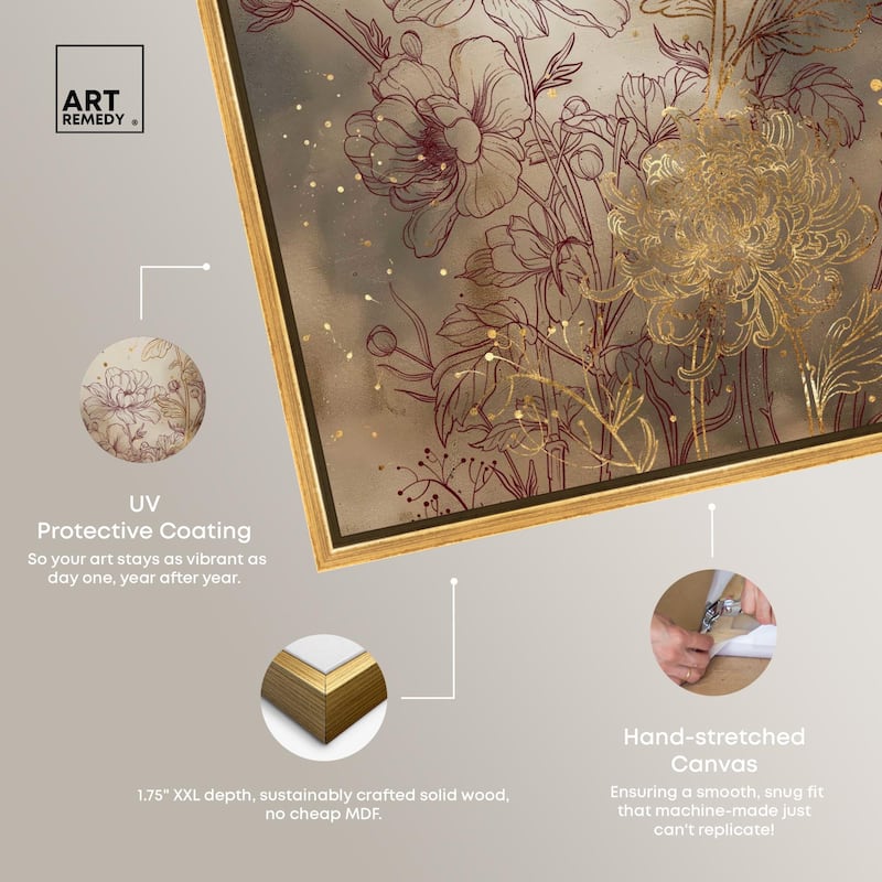 Flourishing Canvas by Art Remedy