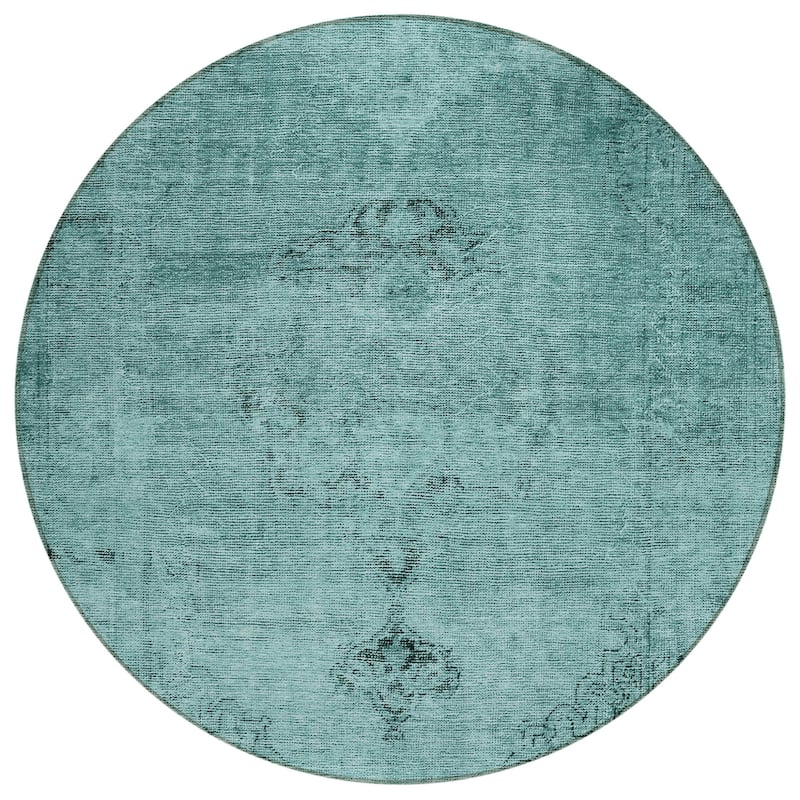 HomeRoots Oriental Traditional Rectangle Outdoor Rug