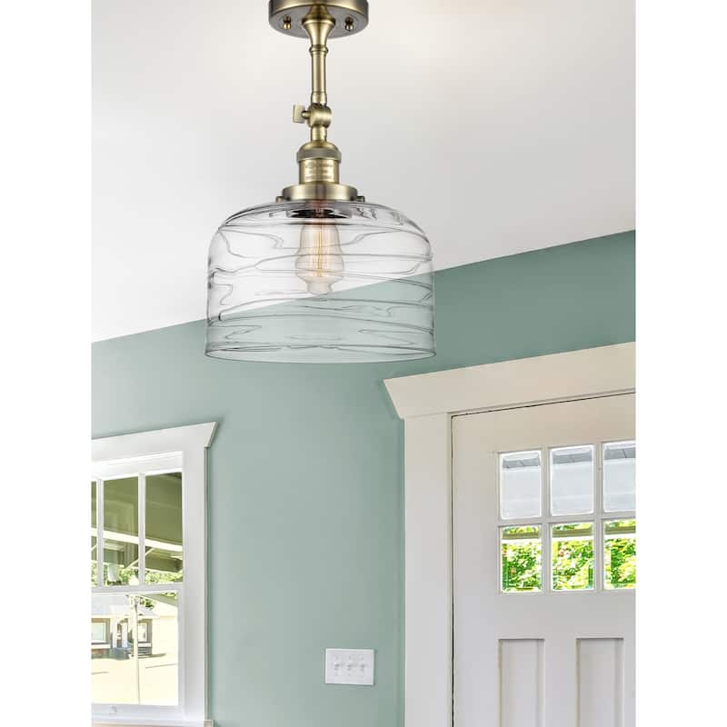 Innovations Lighting Franklin Restoration Bell 1 Light 12" Semi-Flush Mount