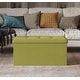 preview thumbnail 8 of 45, Florence Upholstered Folding Storage Bench Lemon Grass Linen