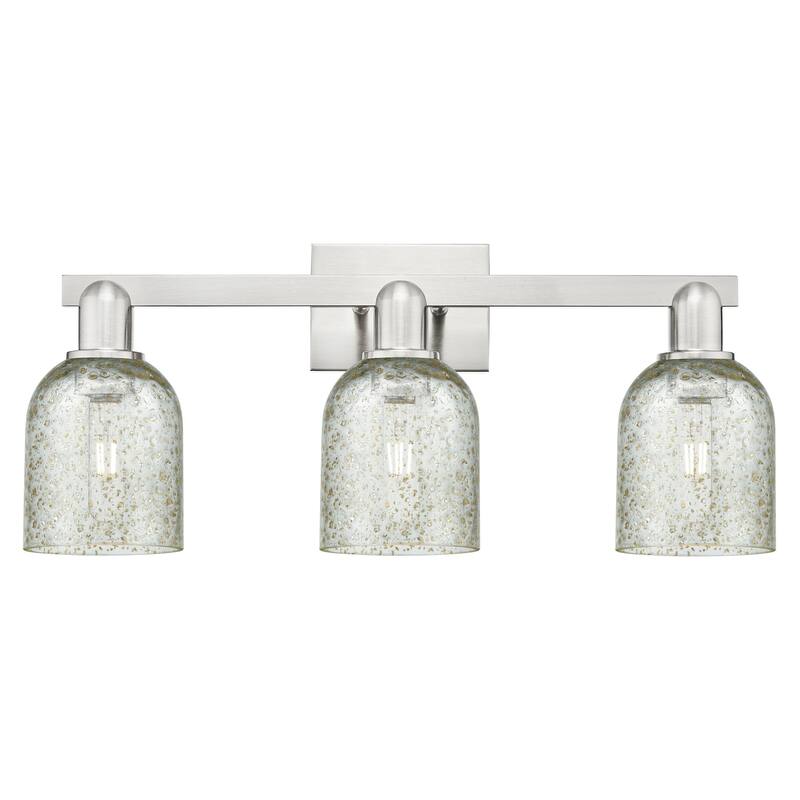 Innovations Lighting 716-3W-11-24 Caledonia Vanity Caledonia 3 Light - Brushed Satin Nickel / Mica
