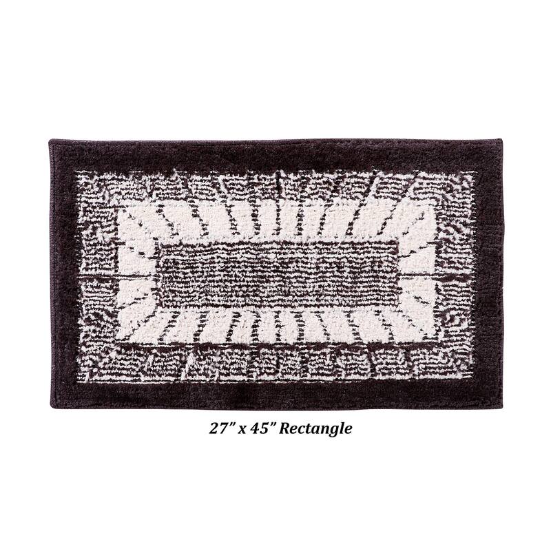 Better Trends Radiance Collection 100% Polypropylene Lightweight Stunning Elegant Machine Washable Kitchen Rug Mat