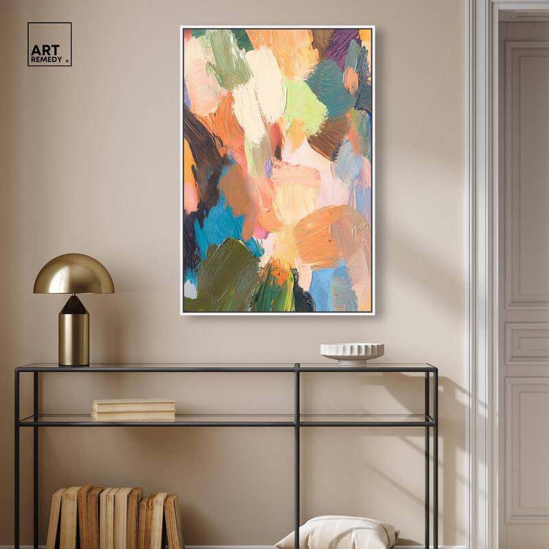 Chromatic Surge III Canvas by Art Remedy