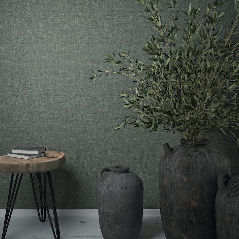 Galerie Wallcoverings The Loft Collection Wicker Effect Matte Finish Vinyl on Non-woven Wallpaper Roll