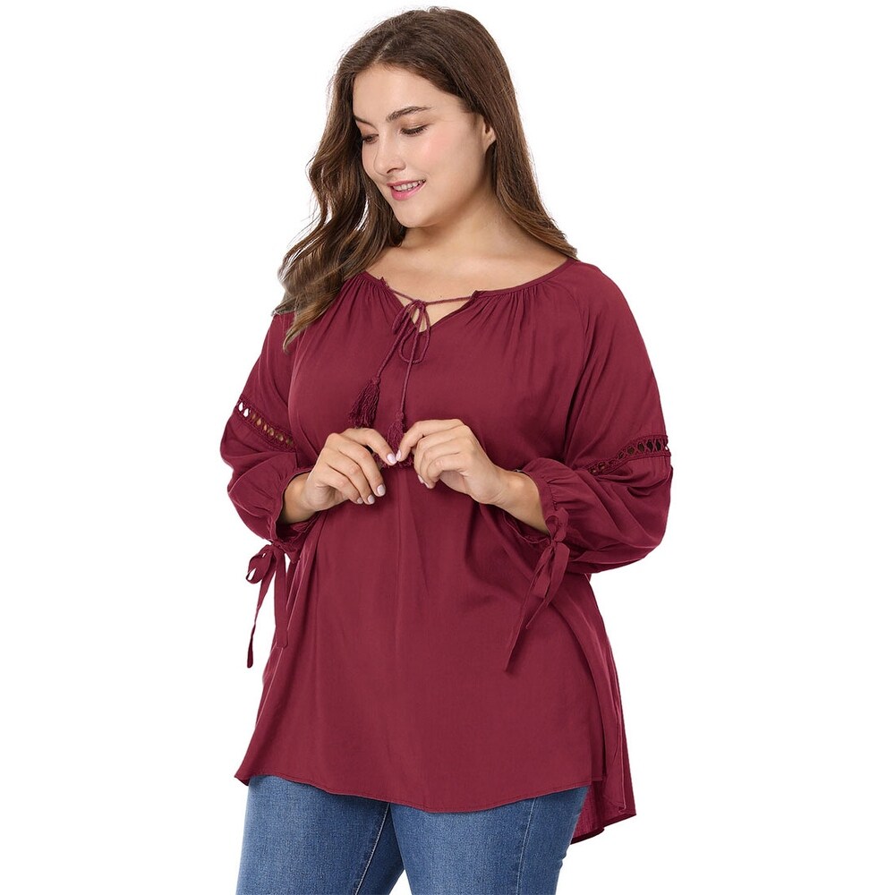 plus size tunic tops cheap