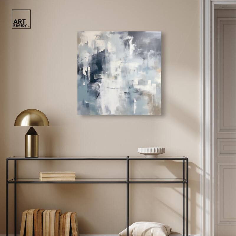 Enigma of Blue Canvas by Art Remedy, Gallery Wrapped