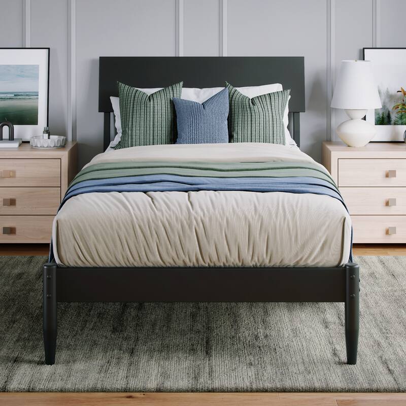 Bradford Platform Bed with Adjustable Headboard