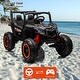 preview thumbnail 14 of 22, 24V Power Wheels Electric Ride on UTV Car Toys Gift for Kids