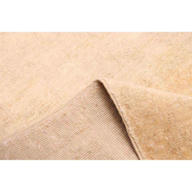 ECARPETGALLERY Hand-knotted Chobi Finest Cream Wool Rug - 2'8 x 8'1