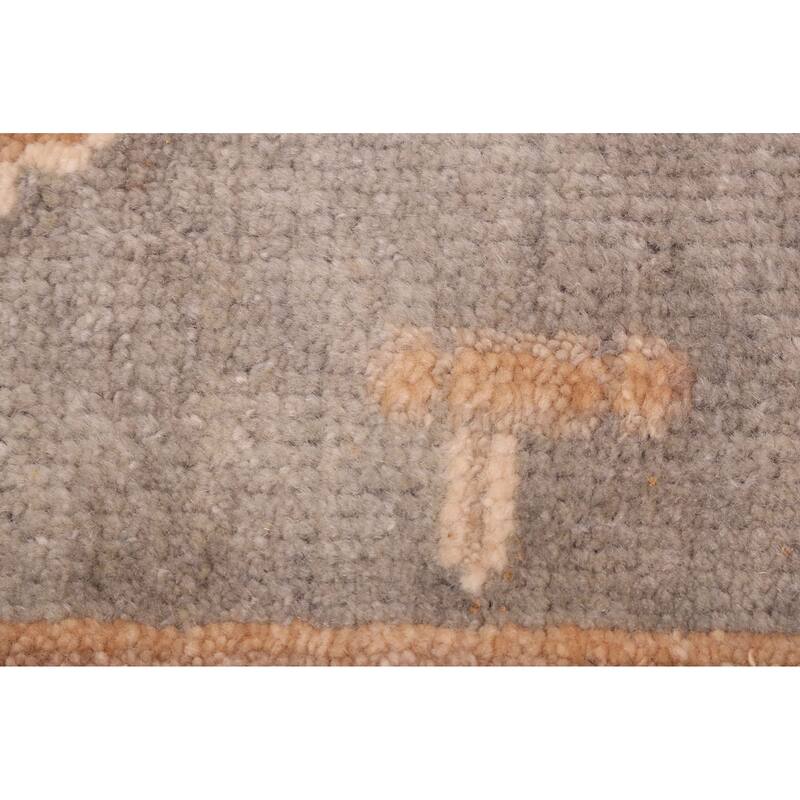 ECARPETGALLERY Hand-knotted Jules Serapi Grey Wool Rug - 8'2 x 10'1