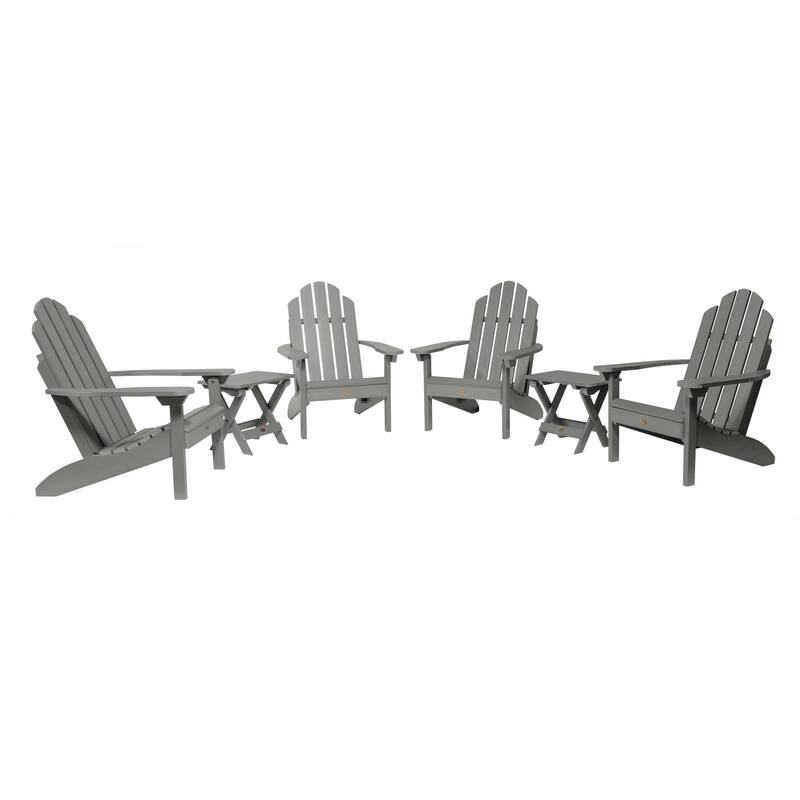 HIGHWOOD 6-Piece Adirondack Seating Set - Coastal Teak
