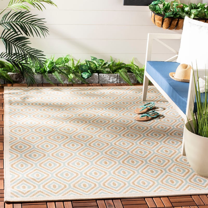 SAFAVIEH Veranda Bergþora Indoor/ Outdoor Waterproof Patio Backyard Rug