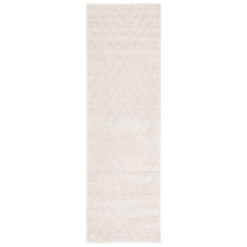 SAFAVIEH Adirondack Hediye Vintage Oriental Rug - 2'6" x 8' Runner - Ivory/Gold