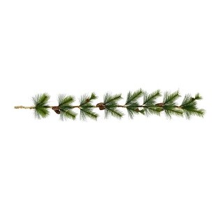 Kurt Adler 4-Foot Needle Pine Rope Garland with Pinecones - Bed Bath ...